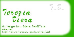 terezia diera business card